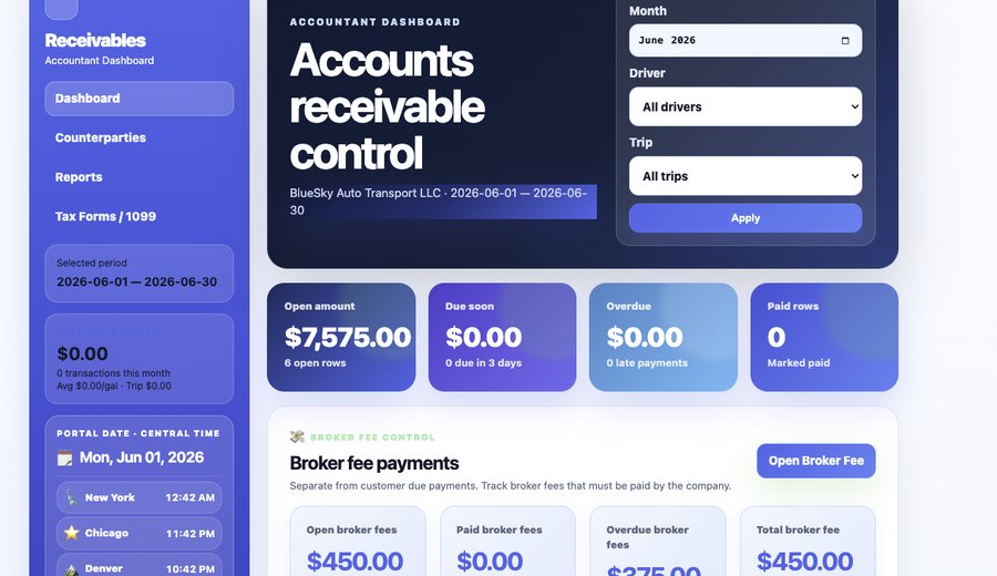 Accounting Center screenshot